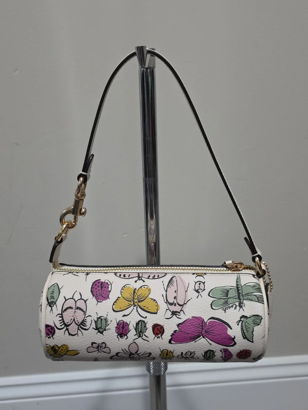 Coach Nolita Barrel Bag Creature Print Chalk Multi Limited Edition